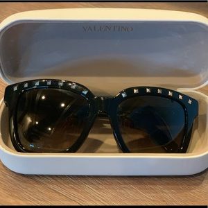 VALENTINO Rockstar Oversized Studded Sunglasses